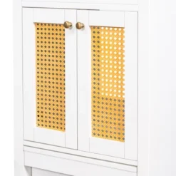 24" Bathroom Vanity With Single Undermount Sink, Combo Storage Cabinet With Pull-out Footrest White-ModernLuxe -ModernLuxe GUEST f1edd33d 7c16 4de6 bb80 0dae68995992