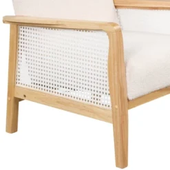 Mid-Century Velvet Upholstered Accent Chair, Armchair With Rattan Mesh-ModernLuxe 27 Mid-Century Velvet Upholstered Accent Chair, Armchair With Rattan Mesh-ModernLuxe -ModernLuxe GUEST f3f46aea bff1 4b6a bbc4 34a7ef5acfca