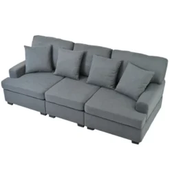 Modern Upholstered 3-Seat Sofa With 4 Pillows-ModernLuxe -ModernLuxe GUEST f410180a ced8 4096 be04 060b39076f78
