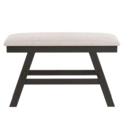 Rustic 6-Piece Wood Counter Height Dining Table Set With Storage Shelf, 4 Chairs And Bench-ModernLuxe -ModernLuxe GUEST f455c856 dd14 40ed 9f93 7b3ef159e776