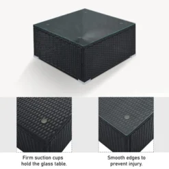 8PCS Patio PE Rattan Conversation Set, Outdoor Wicker Sectional Sofa With Table And Cushions-ModernLuxe -ModernLuxe GUEST f612ef08 c7f3 4439 8e7c 2117b6c26840