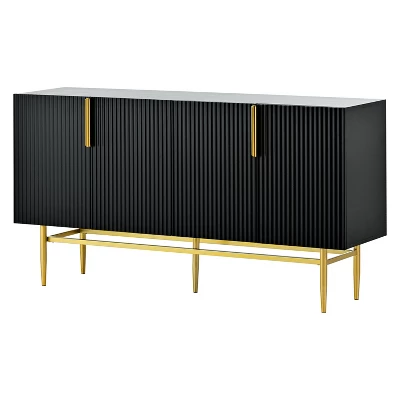 Modern Sideboard, Buffet Cabinet With Metal Handles & Legs-ModernLuxe 10 Modern Sideboard, Buffet Cabinet With Metal Handles & Legs-ModernLuxe - Image 8