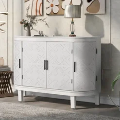 Accent Storage Cabinet Wooden Sideboard Cabinet With Antique Pattern Doors-ModernLuxe -ModernLuxe GUEST f689fed1 638d 4354 941d adc15444d203