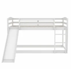 Twin Over Twin Bunk Bed With Convertible Slide And Ladder - ModernLuxe -ModernLuxe GUEST f7207f26 257a 4132 aeb3 0f214d27198b