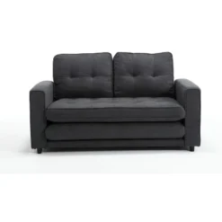 Convertible Folding Futon Sofa Bed, Dark Gray - ModernLuxe -ModernLuxe GUEST f7590ba4 8689 40bd a0f4 381588409e55