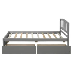 Twin Wood Platform Storage Bed Frame With Headboard And Two Drawers-ModernLuxe -ModernLuxe GUEST f8105c10 415e 4b61 a93c 2949cc720805