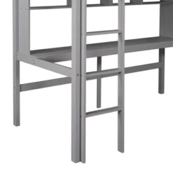 Twin Size Loft Bed With Desk, Shelves, And Ladder-ModernLuxe -ModernLuxe GUEST fabbd4ca 972b 4345 a84a 904414ec0c21
