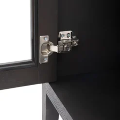 Modern Sideboard, Buffet Storage Cabinet With Tempered Glass Doors And Adjustable Shelves-ModernLuxe -ModernLuxe GUEST fe05eafa 2820 40be 97e3 26d60efd96c3