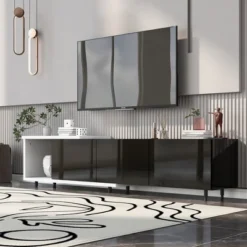 Mondern Stylish TV Stand Storage TV Cabinet For TVs Up To 80"-ModernLuxe -ModernLuxe GUEST fe784509 9d01 4f06 9107 aa5ee90002c1