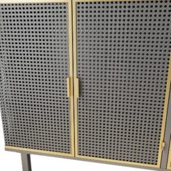 40.35" Contemporary Sideboard With 3 Doors, Dark Gray - ModernLuxe -ModernLuxe GUEST fe9e6755 1cd4 468f 85ff 0fed6080aba5