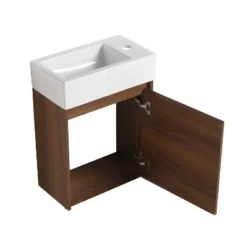 Floating Small Bathroom Vanity With Sink And Soft Close Door - ModernLuxe 17 Floating Small Bathroom Vanity With Sink And Soft Close Door - ModernLuxe -ModernLuxe GUEST ff0bdf17 7abc 4f4c 8882 905d4349012d