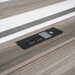 Metal Platform Bed Frame With Trundle Bed, USB Ports And Slat Support-ModernLuxe -ModernLuxe GUEST ffa06f1a b2ba 418d 87f7 e877a1e30ed9