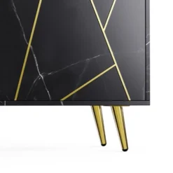 Modern TV Stand For 65" TV With Large Storage, Black - ModernLuxe -ModernLuxe GUEST ffd1a012 cfc8 4061 8524 73ac378ae289